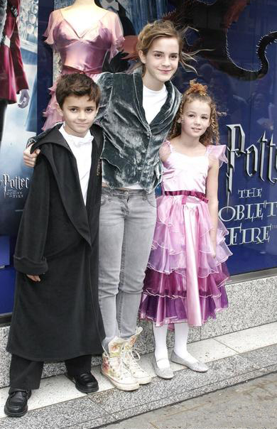 emma-goblet-of-fire Promoting Harry Potter and the Goblet of Fire