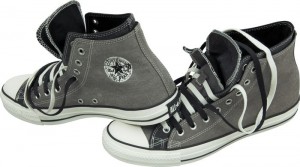 Converse Chuck Taylor All-Star Vintage Double Upper Hi Top Sneakers