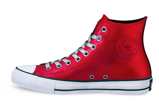 converse metallic red