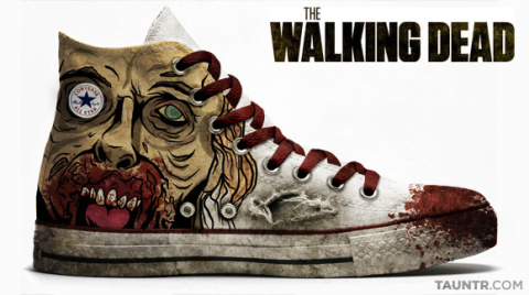 Walking Dead Themed Chuck Taylor