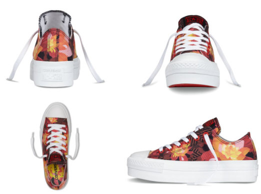 Converse All Star Fiery Flower Print