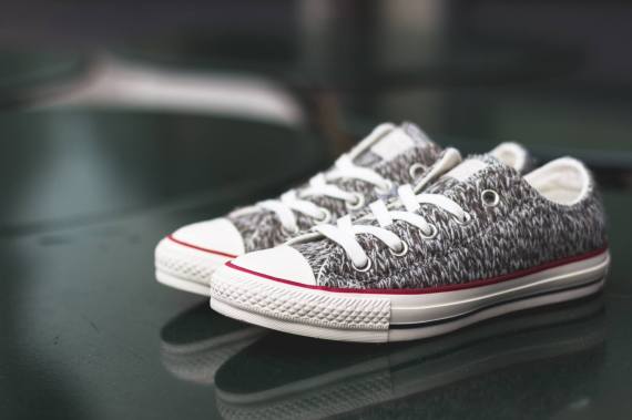 Knitted Brown Low Top Womens Converse Chuck Taylor All Star