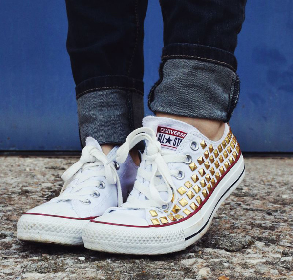 DIY Studded Converse