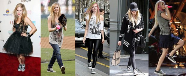 Avrial Lavigne Converse