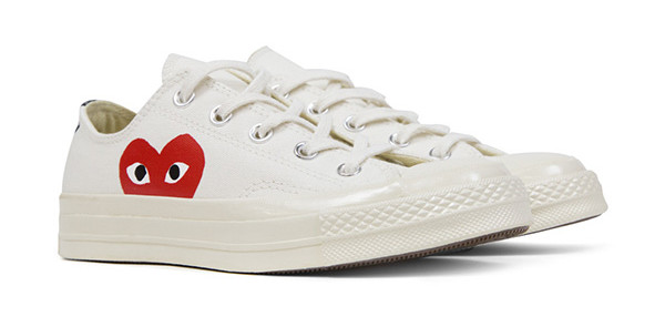 Converse All Star Chuck '70 Comme Des Garcons PLAY line series ...